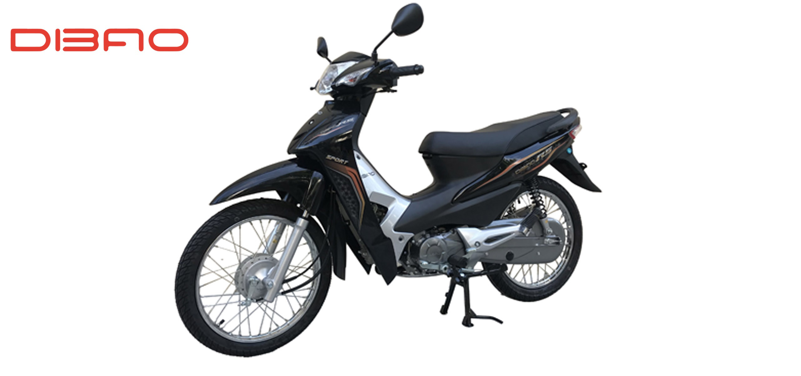 Xe máy 50cc Dibao RS có trọng lượng nhẹ, yên thấp